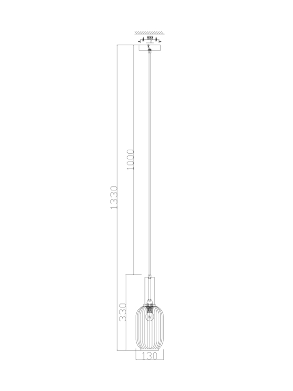 Подвесной светильник Freya FR8013PL-01AM