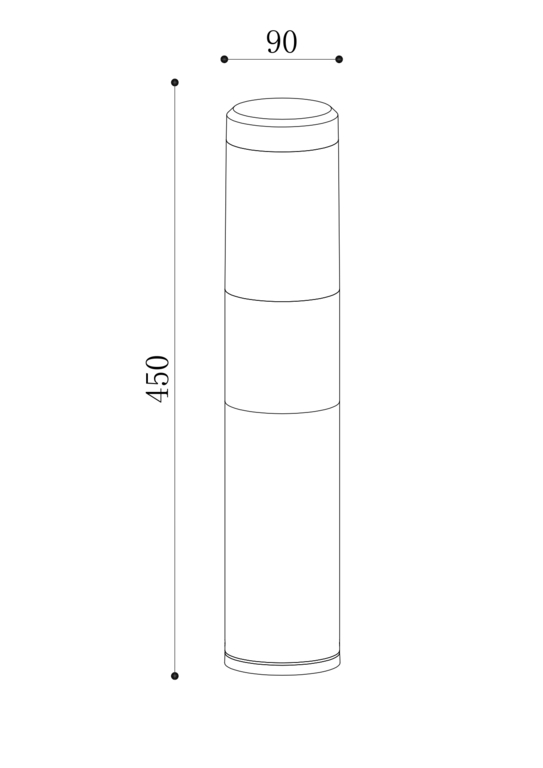 Ландшафтный светильник Outdoor O590FL-L8B4K