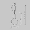 Подвесной светильник Maytoni MOD182PL-L6B3K