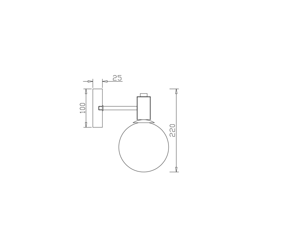 Настенный светильник (бра) Freya FR5175WL-01BS