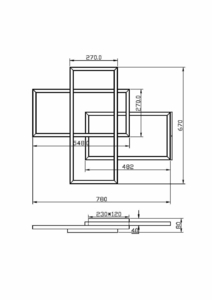 Потолочный светильник Maytoni MOD015CL-L80WK