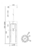 Подвесной светильник Maytoni MOD313PL-01CH