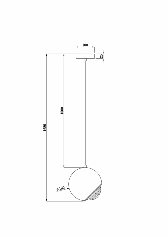 Подвесной светильник Maytoni P065PL-L7CH3K