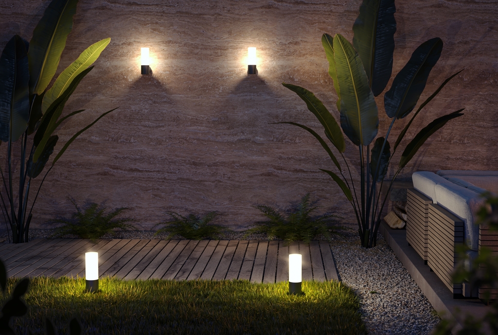 Настенный светильник (бра) Outdoor O418WL-01GR